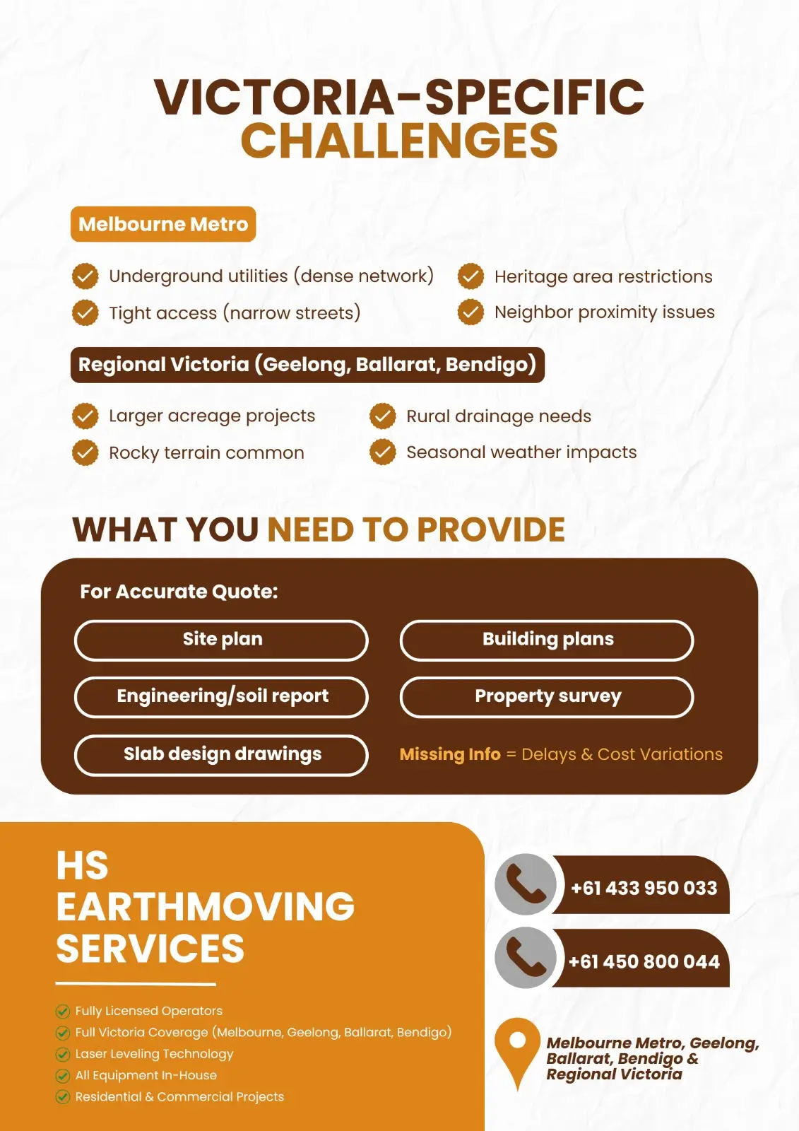 Why Is Earthmoving More Complex in Melbourne and Regional Victoria